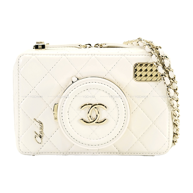 【CHANEL】チェーンショルダー カメラバッグ シャネルカメラバッグ チェーンショルダー 42976 メタリック