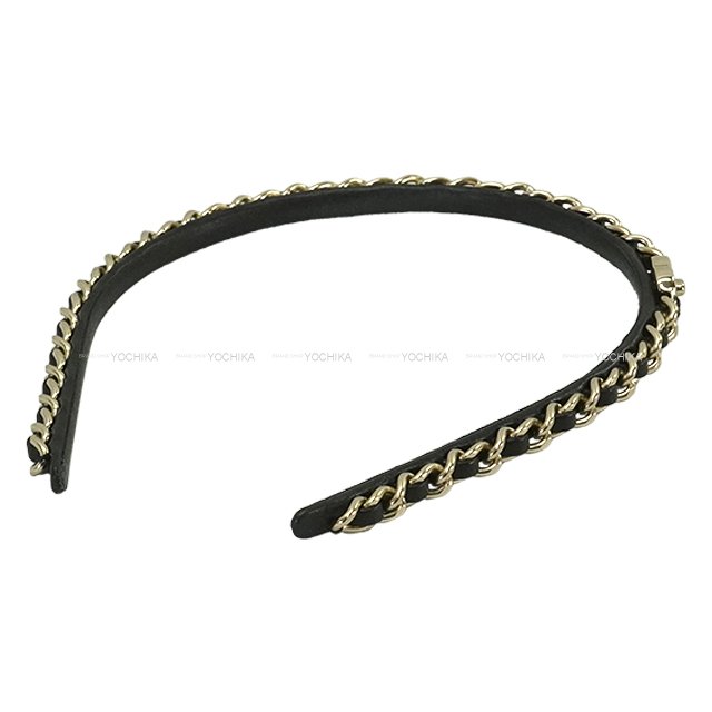 かわいらしい☆】CHANEL カチューシャ レザー (CHANEL/ヘア