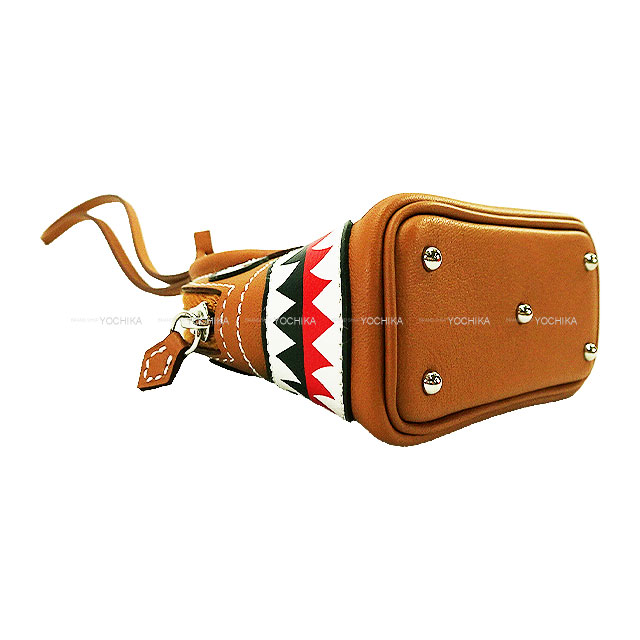 HERMES エルメス バッグチャーム ボリード シャーク ゴールド