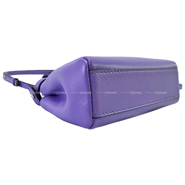 FENDI フェンディ ショルダーバッグ ピーカブー マイクロ ビオラカシス