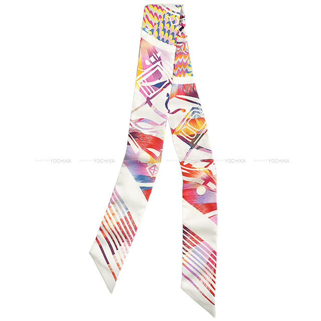 HERMES エルメス スカーフ ツイリー 京都マーブルシルク エクス