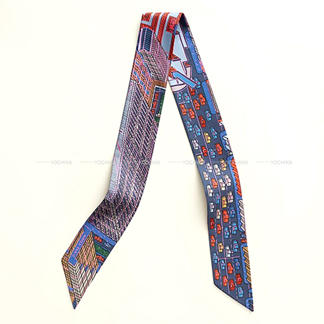 こ*こ様 【新品タグ付き】エルメス ツイリー パンタンシティ パープル ブルー こ*こ様 【新品タグ付き】エルメス ツイリー パンタンシティ