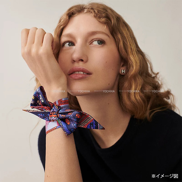 こ*こ様 【新品タグ付き】エルメス ツイリー パンタンシティ パープル ブルー こ*こ様 【新品タグ付き】エルメス ツイリー パンタンシティ