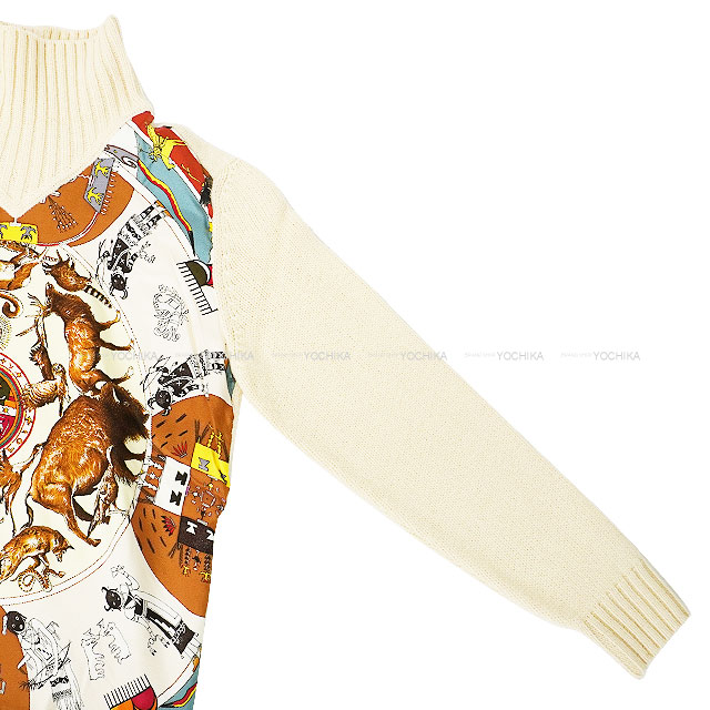 90s HERMES エルメス タートルネック シルク 90s HERMES エルメス タートルネック シルク HERMES モック