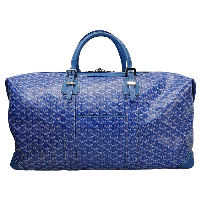 GOYARD ゴヤール ボストンバッグ ボウリング 55 ブルー PVC