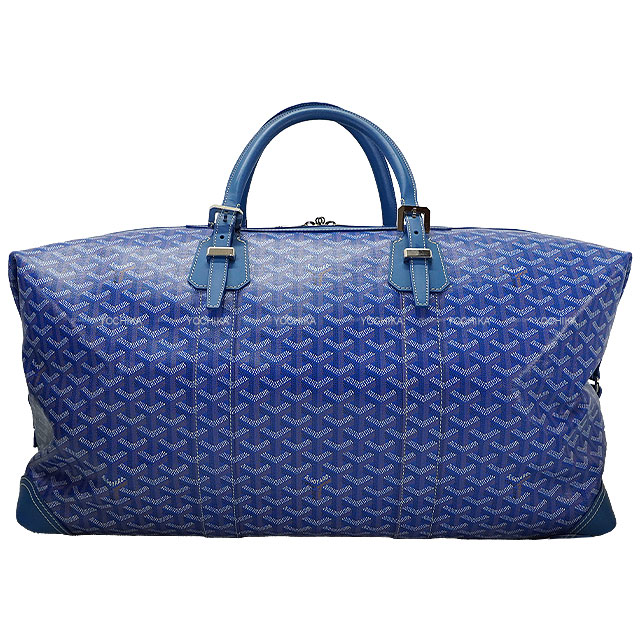 GOYARD ゴヤール ボストンバッグ ボウリング 55 ブルー PVC
