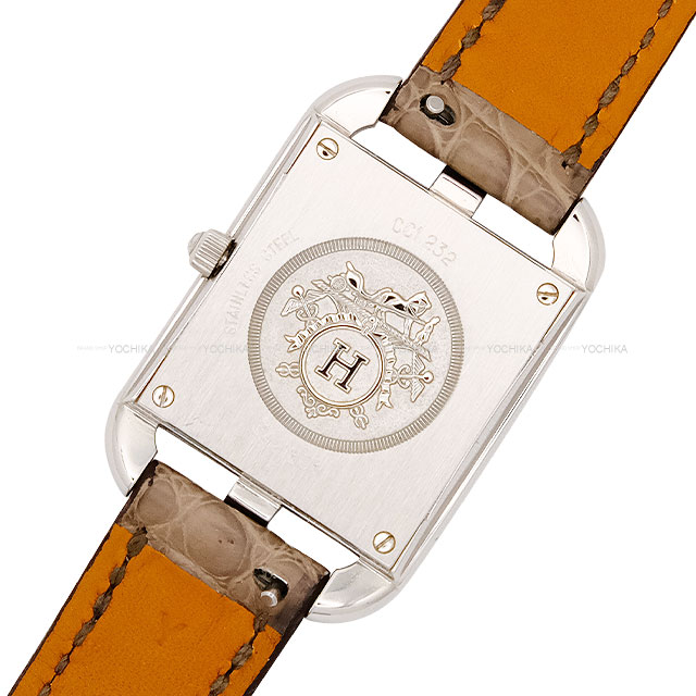 HERMES エルメス 腕時計 ケープコッド PM 31mm CC2.32 エトープ