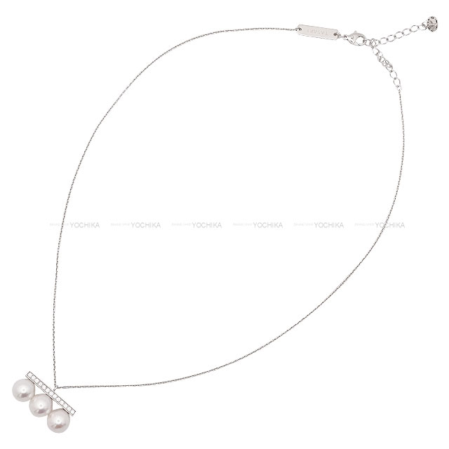 TASAKI タサキ ネックレス バランス ネオ ダイヤモンド パヴェ ペンダント ホワイトゴールド K18ホワイトゴールド/ダイヤモンド/あこやパール P-17027 新品未使用