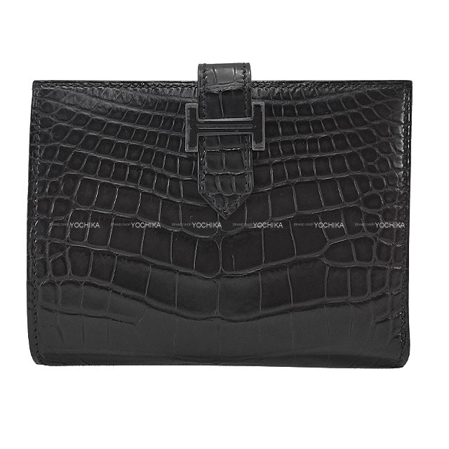 HERMES エルメス 二つ折り財布 ベアンコンパクト モノクローム