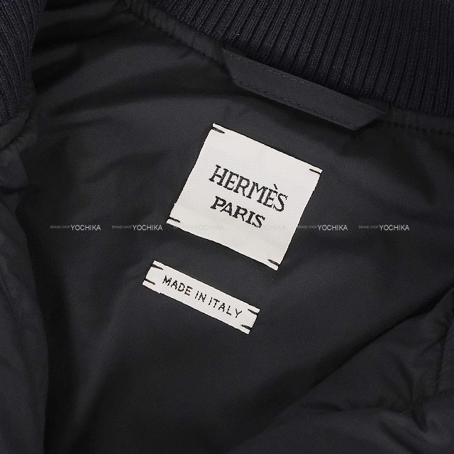 2025年秋冬 新作 HERMES エルメス ダウンベスト ボンバー セリエボタン
