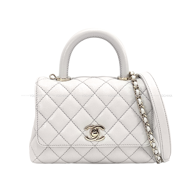 シャネル CHANEL ココハンドルXXS AS2215 ブラック・レインボー/ゴールド金具 ショルダーバッグ レディース 中古 シャネル CHANEL ココハンドルXXS AS2215 ピンク x ゴールド金具