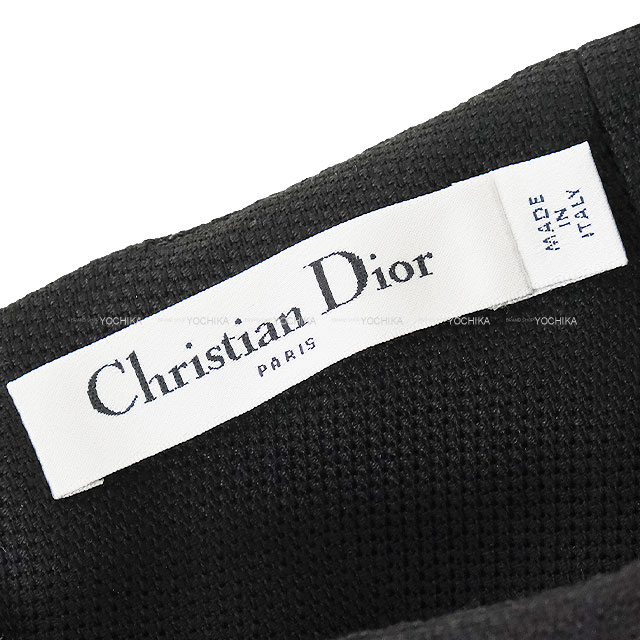 Christian Dior BOUTIQUE ロングスカート サイズ３８　黒 クリスチャンディオール プリーツスカート ロング丈 ウール M 黒