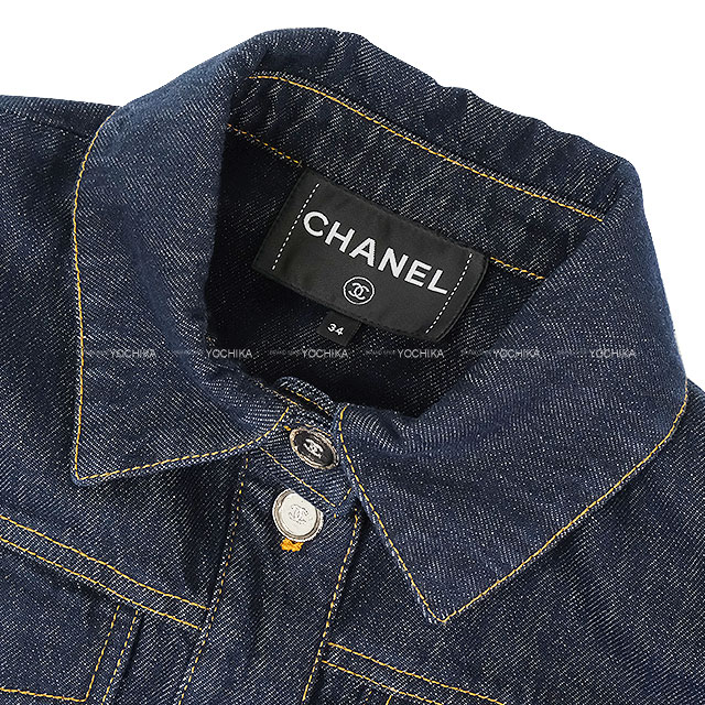 シャネル　デニム　34 新品 2025年 クルーズコレクション 新作 CHANEL シャネル デニム