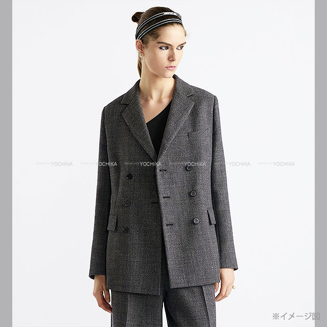 花様Christian Dior ディオール テーラードジャケット エンブレム 花様Christian Dior ディオール テーラードジャケット