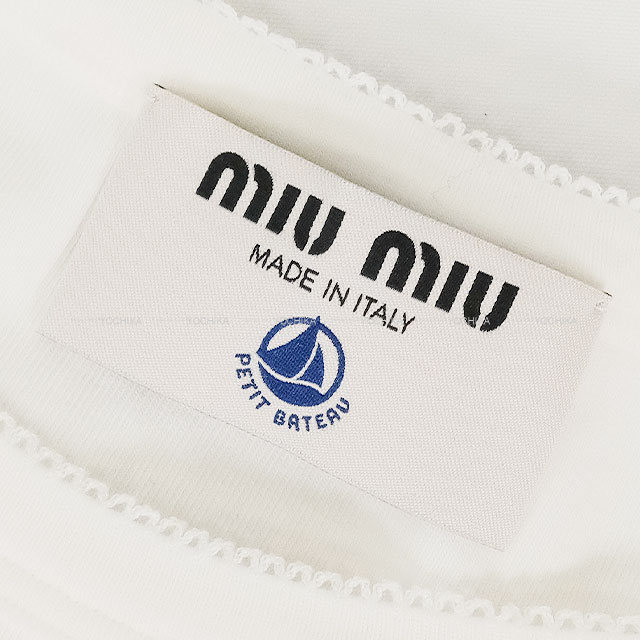 Miu Miu ミュウミュウ 半袖Tシャツ Petit Bateau プチバトー