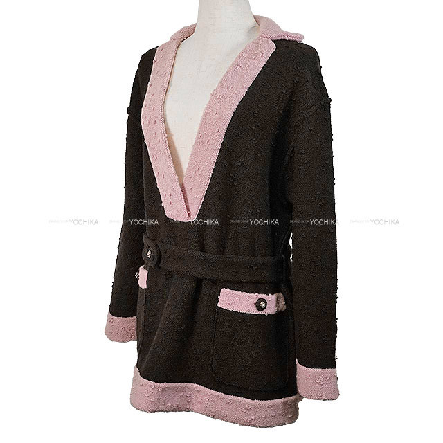 CHANEL シャネル ニット ヴィンテージ 42 Used Chanel Knit Cardigan Tops Knit Sweater Women Size 42