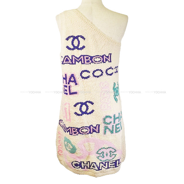 CHANEL ビンテージ　薄手ニット製ワンピース　1点もの！ CHANEL ビンテージ 薄手ニット製ワンピース 1点もの！ - メルカリ