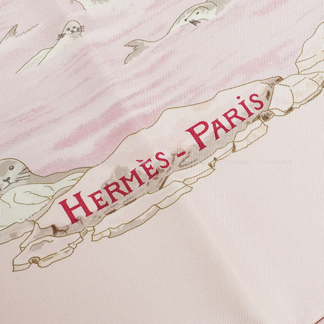 2005年 HERMES エルメス スカーフ カレ90 南極探検隊