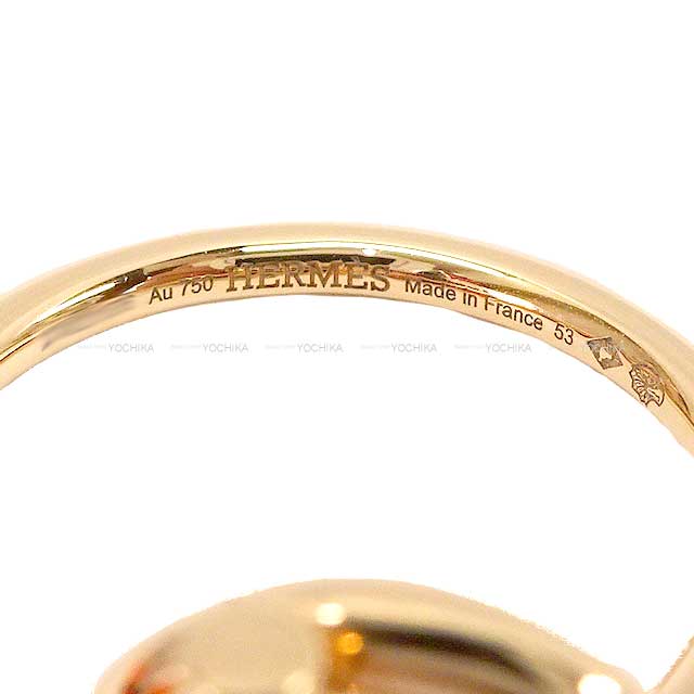 HERMES エルメス リング・指輪 リング エシャペ PM ピンク