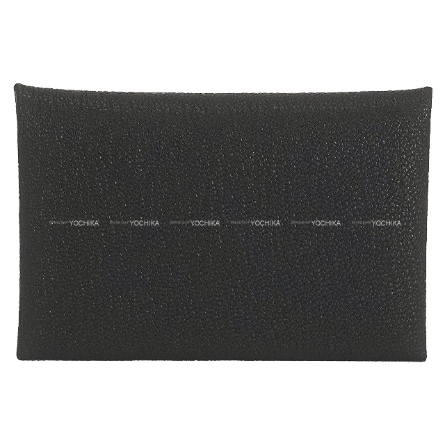 HERMES エルメス カードケース カルヴィ ヴェルソ ブルー