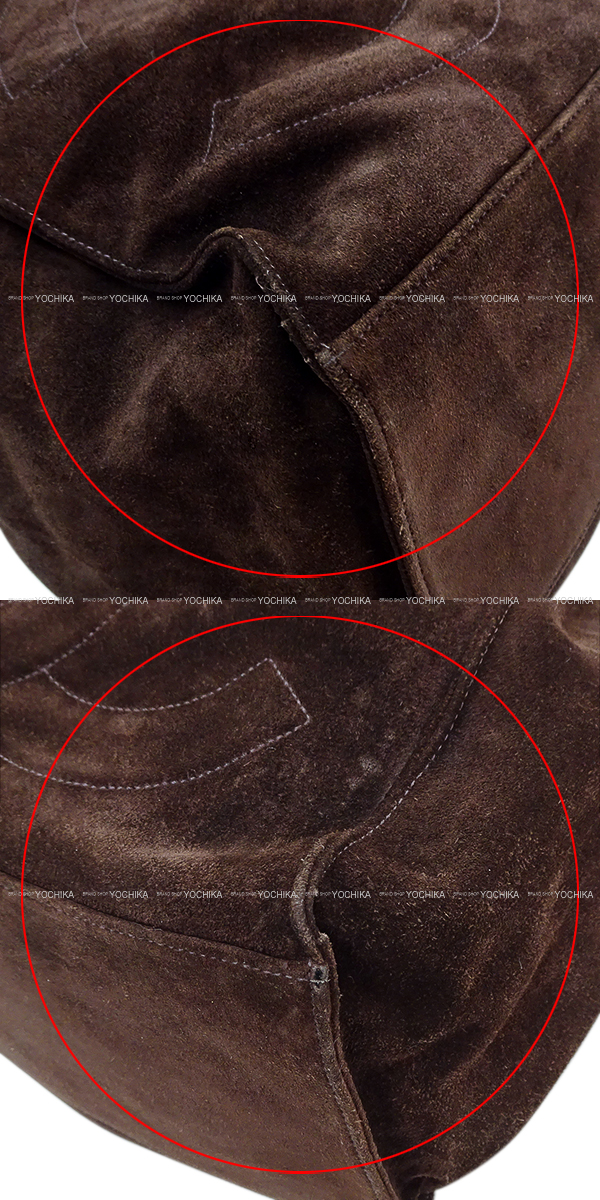 CHANEL シャネル ヴィンテージ チェーン ショルダーバッグ ダークブラウン CHANEL シャネル ショルダーバッグ チェーン 巾着 ヴィンテージ