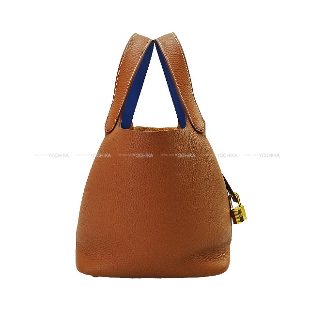 HERMES エルメス ハンドバッグ ピコタンロック 18 PM エクラ ゴールド