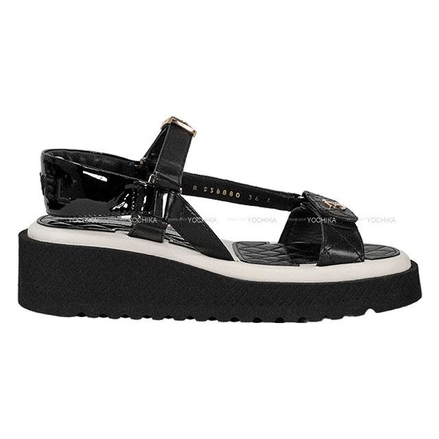 CHANEL シャネル サンダル スポーツ ロゴ ココマーク マトラッセ