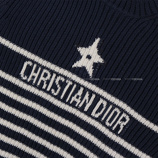 Christian Dior グリーン半袖ニット　ディオリヴィエラコレクション 8795-1527-