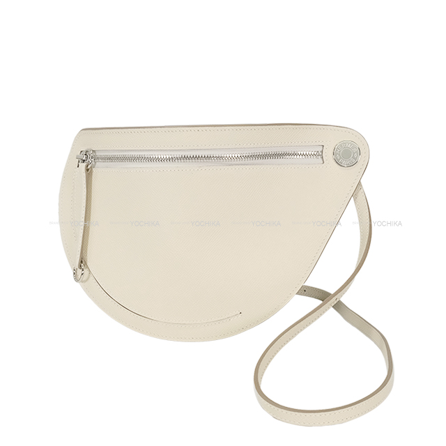 HERMES 新作　プティットコース　白色　クレ シルバー金具 HERMES 新作プティットコース白色クレ シルバー金具