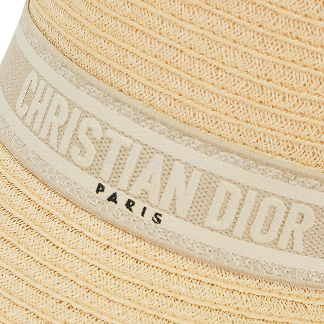 2021年春夏 Dior ディオール ハット 帽子 ストローバケット ロゴ