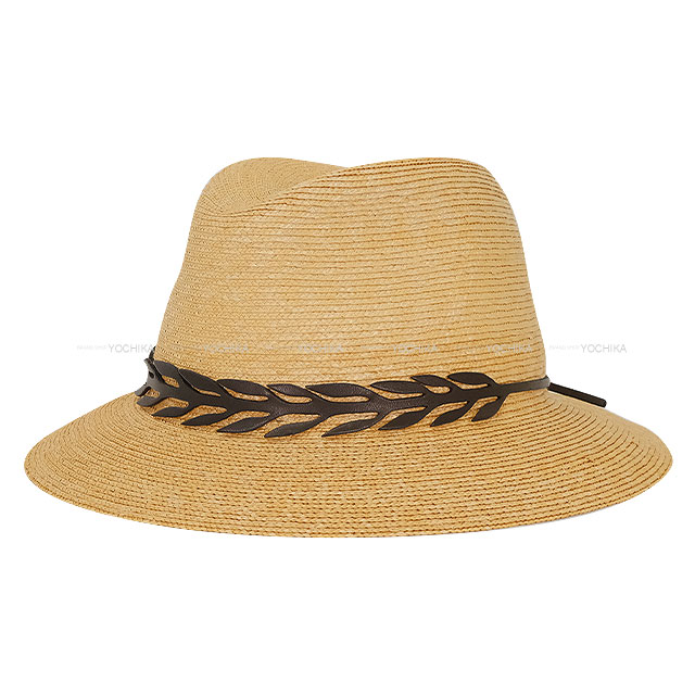 エルメスペーパーハット 中古・古着通販】HERMES (エルメス) ペーパーハット グレー