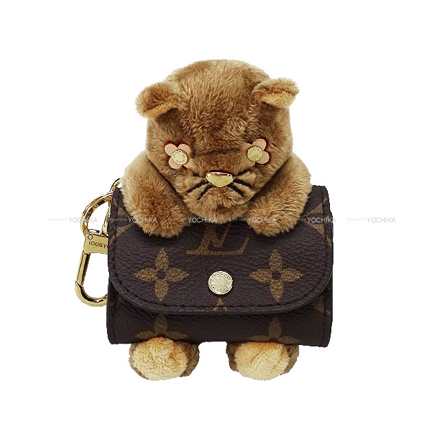 LOUIS VUITTON キーホルダー・LV キャット キーリング ルイヴィトン キーホルダー LVキャット チャーム ホワイト