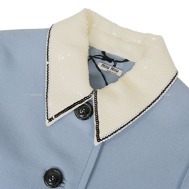 渋谷並木橋店】2017年 Miu Miu ミュウミュウ ステンカラーコート