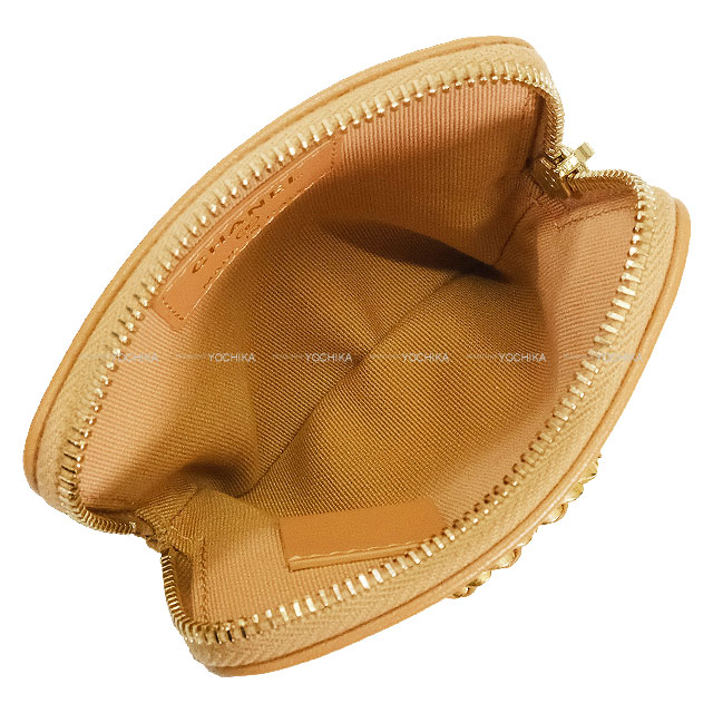 良品◇シャネル ココマーク シャネル19 コインケース 小銭入れ ベージュ CHANEL - CHANEL(シャネル) コインケース マトラッセ ベージュ