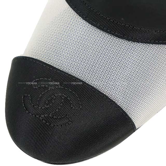 最終お値下げ！シャネル　バイカラー　メッシュ　バレエシューズ 2025年秋冬 CHANEL シャネル バレエシューズ メリージェーン