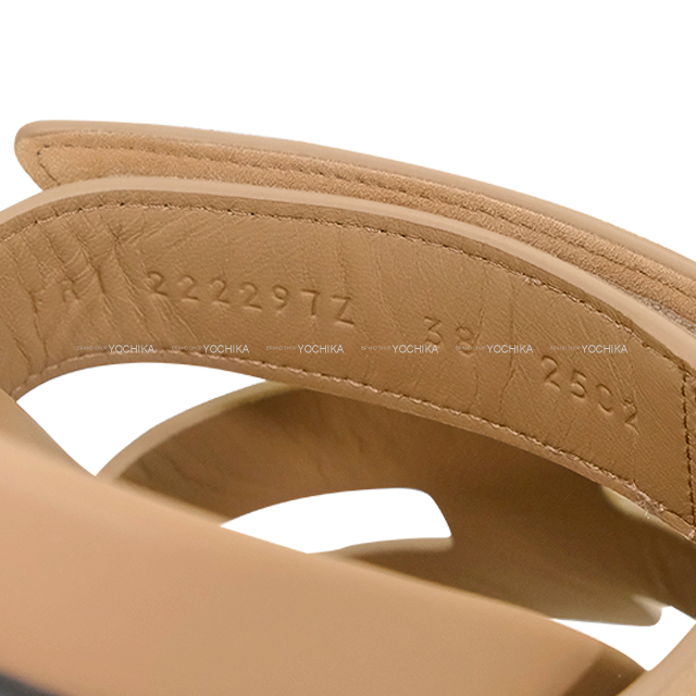 エルメス シプレ ベージュ・サーブル 35.0 HERMES エルメス サンダル