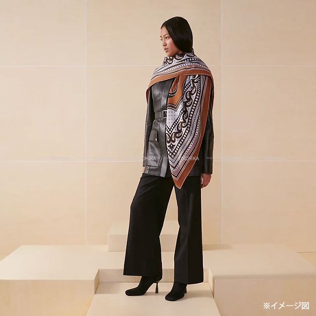 2024年 秋冬 HERMES エルメス スカーフ カレ140 四輪馬車の車輪