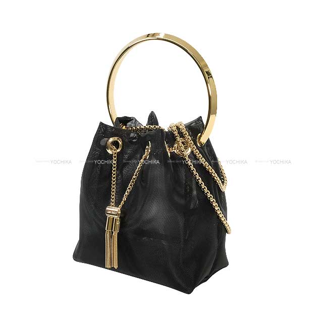 2025年 JIMMY CHOO ジミーチュウ ショルダーバッグ 巾着 バケツ