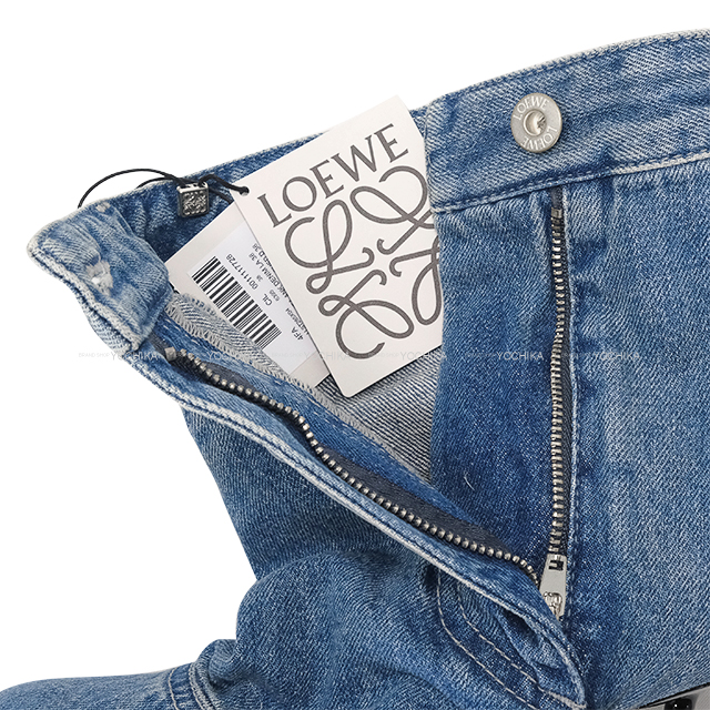 2025年春夏 LOEWE ロエベ ブーツ トイ パンタ 90 アンクル ブルー