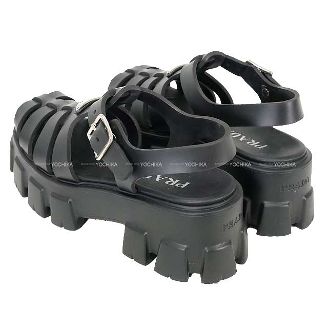 渋谷並木橋店】2022年春夏 PRADA プラダ サンダル モノリス ラバー