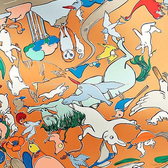 エルメス　カレ90　スカーフ　ストール　ペガサス　総柄　シルク100%　ベージュ 楽天市場】HERMES エルメス Carre 90 Scarf カレ90 スカーフ