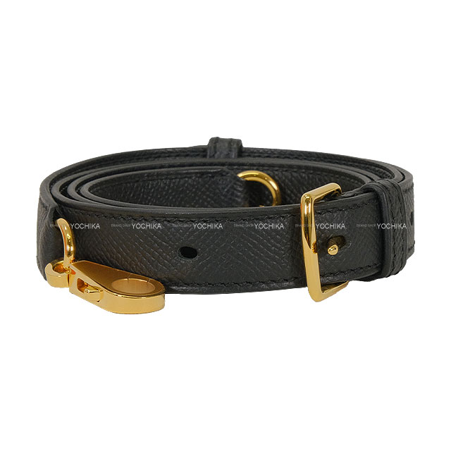 黒無地　特注　エルメス HERMES ショルダーストラップ バンドリエール HERMES エルメス ショルダーベルト バンドリエール ケリー