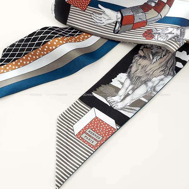 最新作❗【新品】エルメス ☆ ツイリー スカーフグラン・テアトル・ヌーヴォー HERMES エルメス スカーフ ツイリー グラン テアトル ヌーヴォー