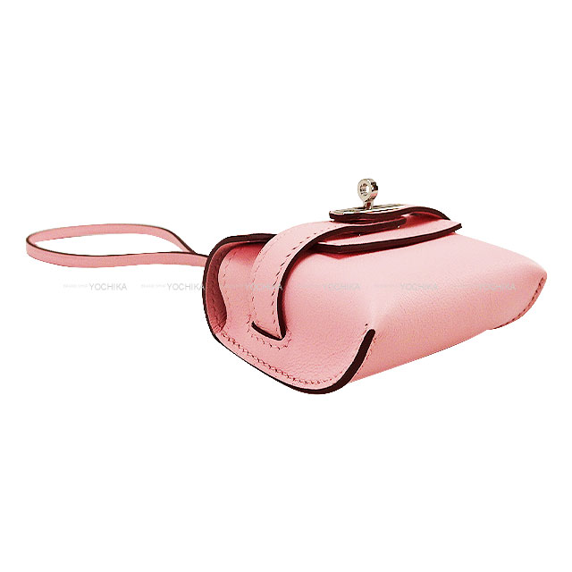 HERMES エルメス バッグチャーム ケリーフェスティバル ローズ