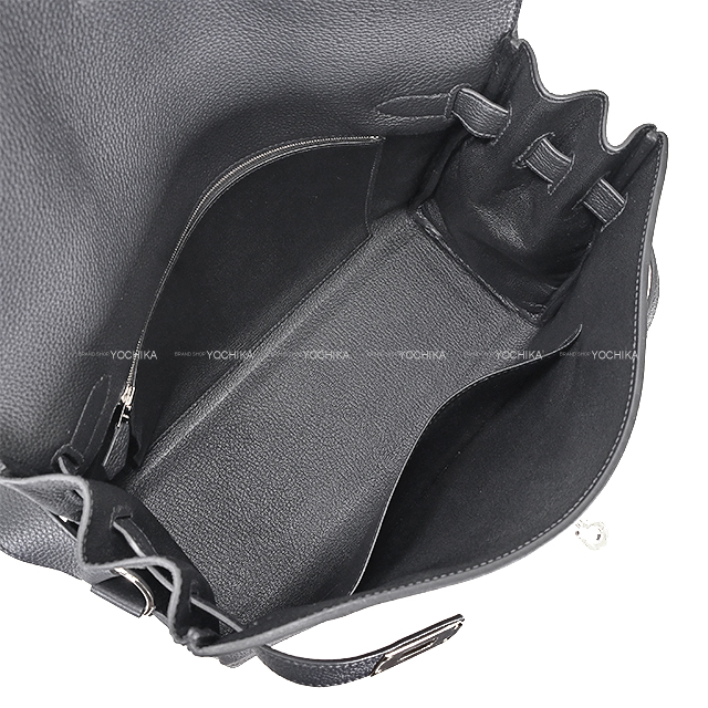 HERMES エルメス ショルダーバッグ ケリー メッセンジャー GM 黒