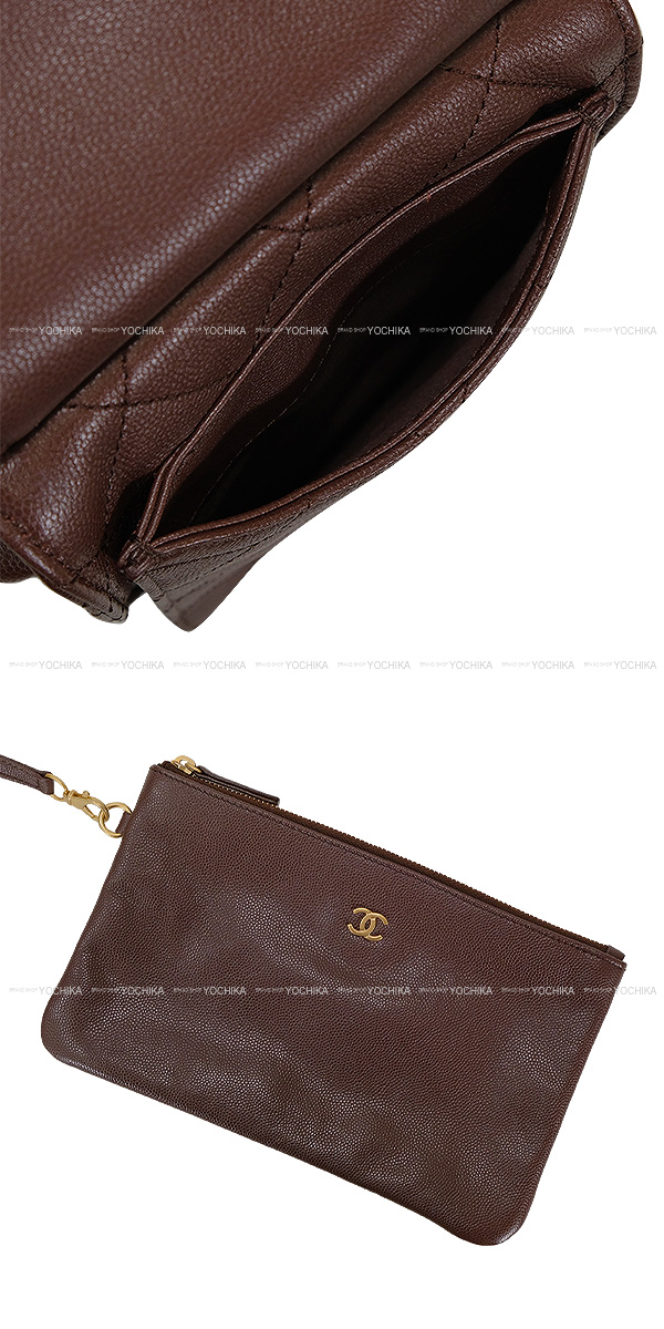 シャネル CHANEL 25秋冬 ショルダーバッグ マトラッセ キャビアスキン