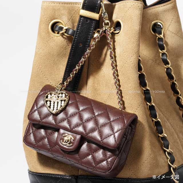 【セール】Chanel クラシック　ミニバッグ　チャーム バッグチャーム CHANEL - 【セール】Chanel クラシック ミニバッグ バッグ