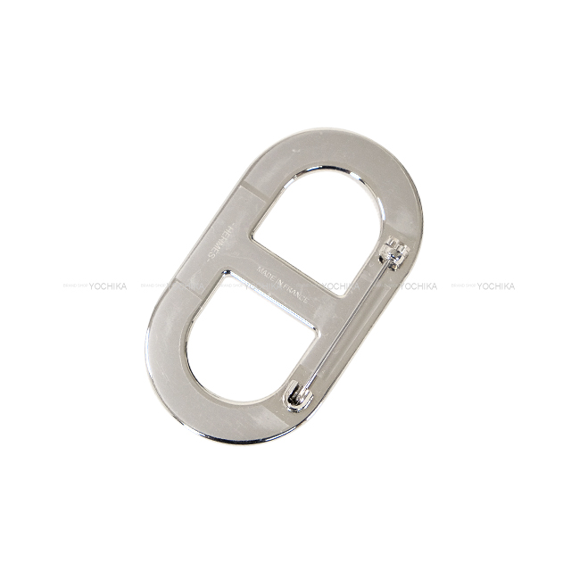[新品 保護シール付] HERMES ブローチ エルメス シェーヌダンクル 新品 保護シール付] HERMES ブローチ エルメス シェーヌダンクル