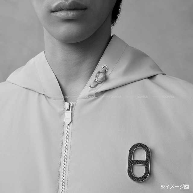 エルメス ブローチバッジ シェーヌダンクル エトゥープ　新品未使用 HERMES エルメス ブローチ シェーヌダンクル CHAINE D'ANCLE