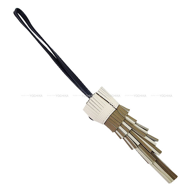 HERMES エルメス バッグチャーム シュエット フクロウ ベージュ